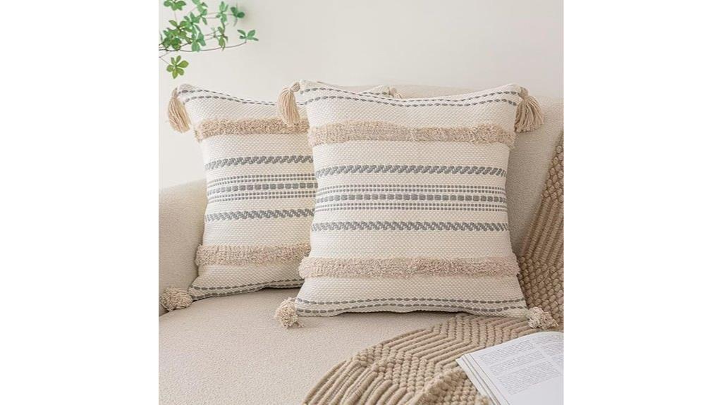 boho farmhouse pillow set