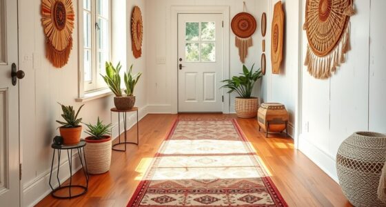boho hallway runner ideas