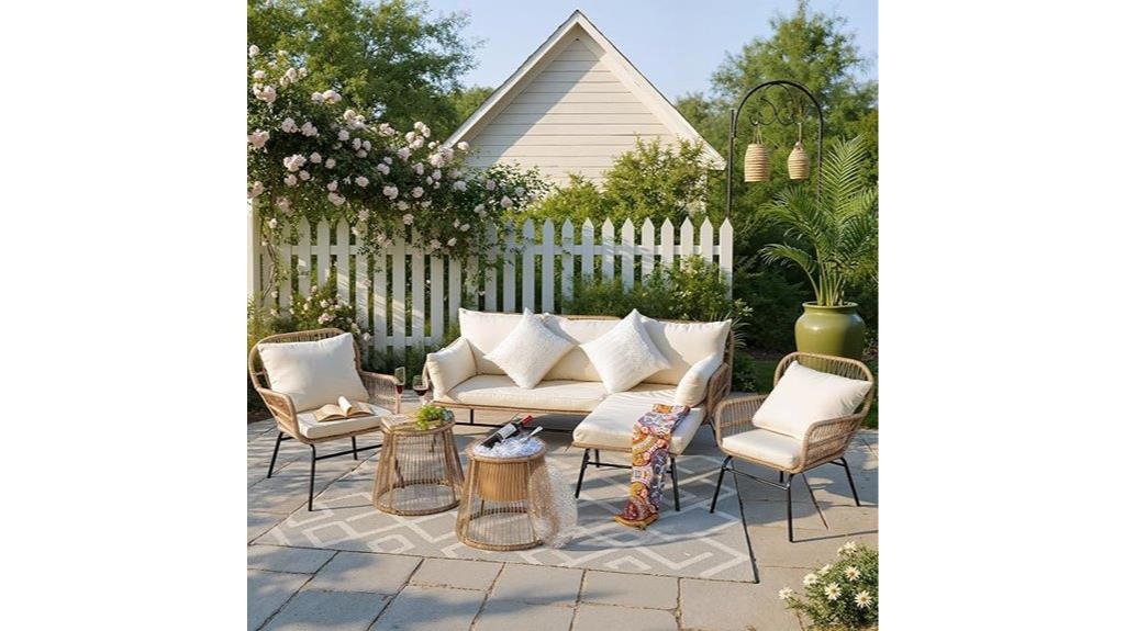 boho patio furniture set