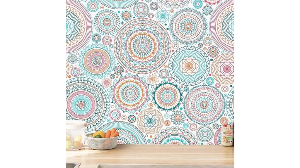 boho peel and stick wallpaper