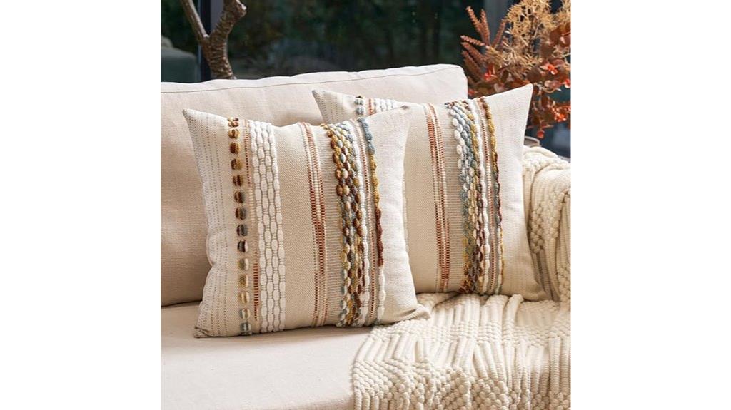 boho pillow covers set