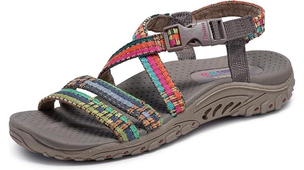 boho woven strappy sandal