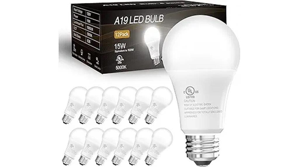 bright 12 pack led bulbs