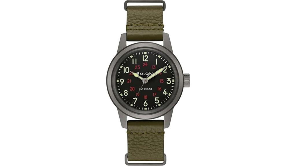 bulova military hack watch