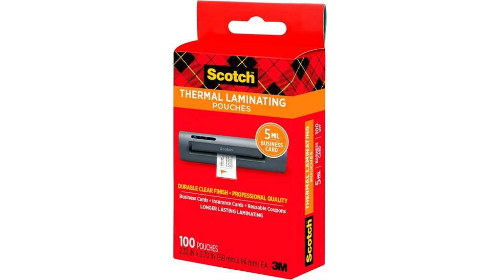 business card size pouches