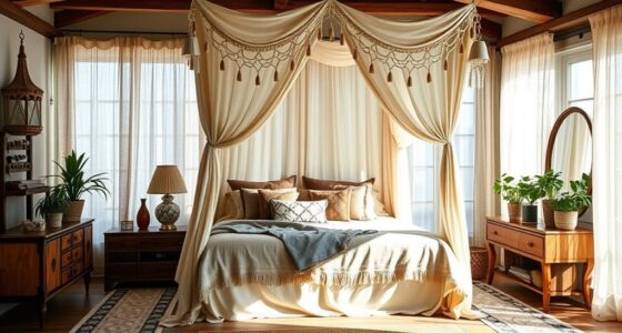 chic boho bed canopies