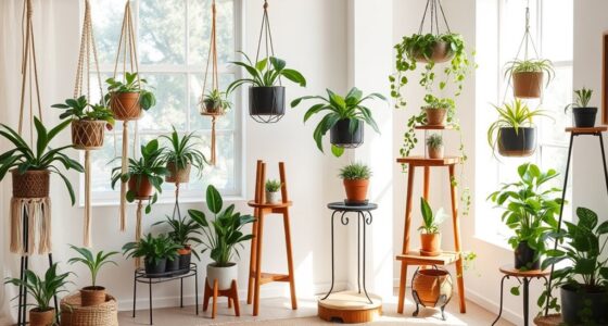 chic indoor plant stands
