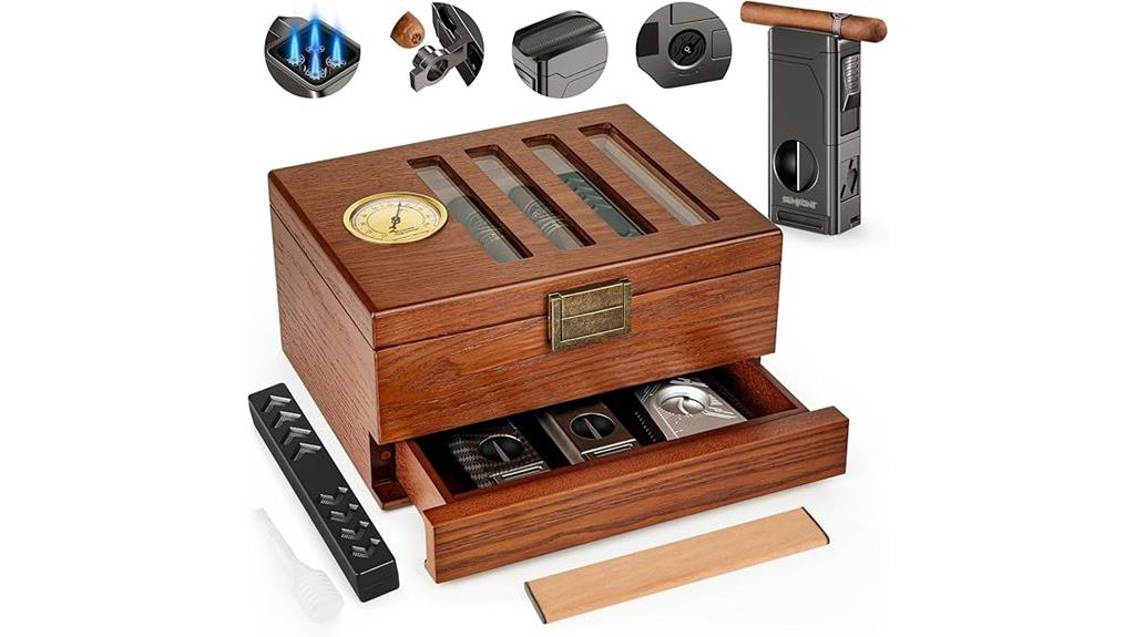 cigar storage with accessories