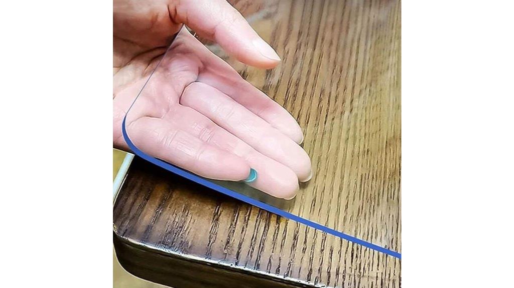 clear plastic table cover