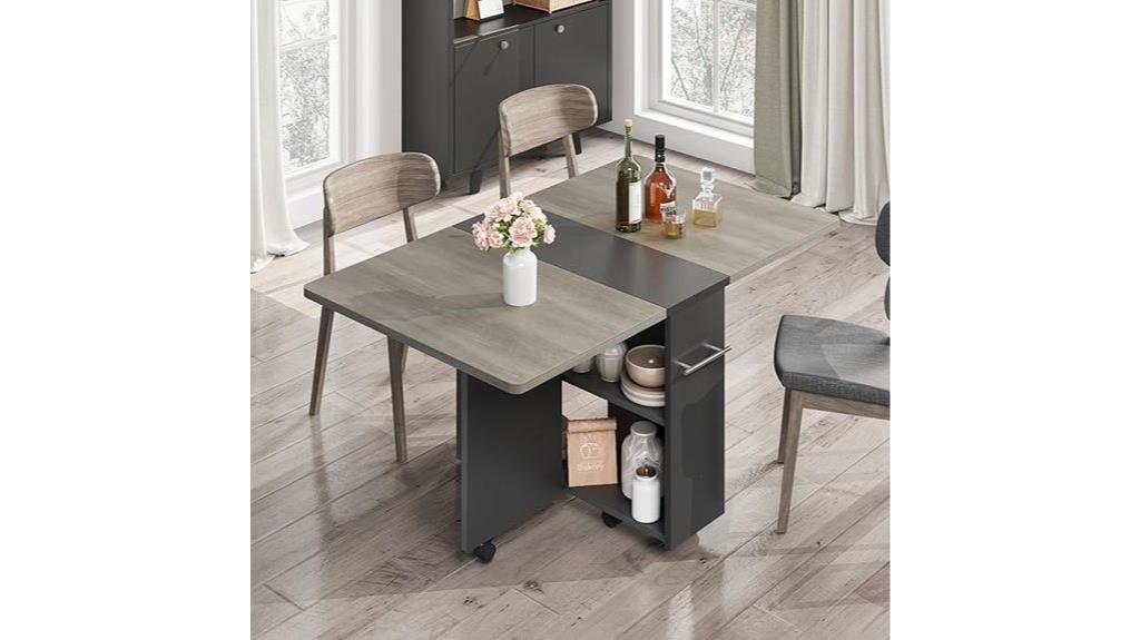 compact folding dining table