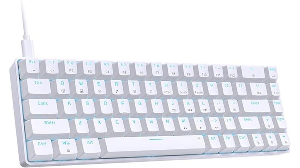 compact mechanical gaming keyboard