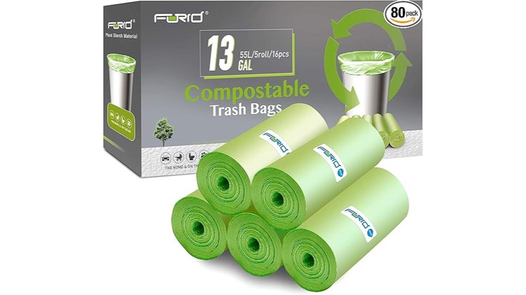 compostable 13 gallon trash bags