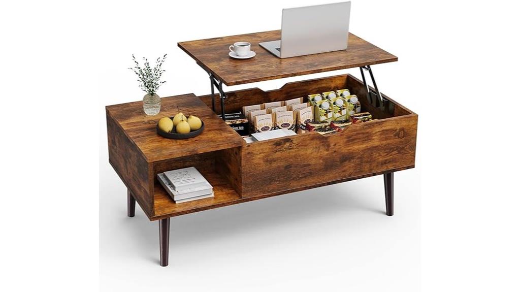 crispy lift top storage table