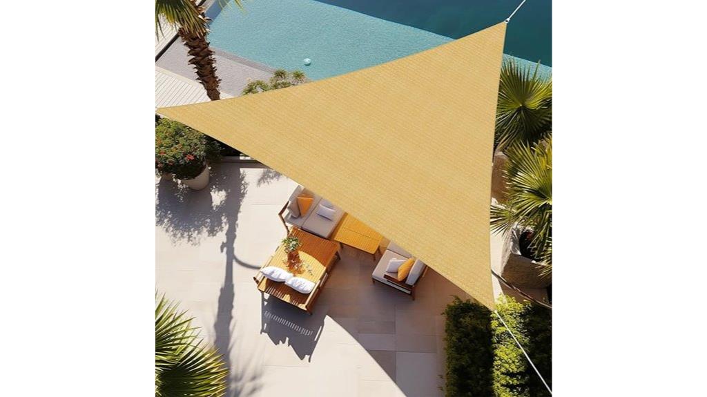 custom triangle sun shade