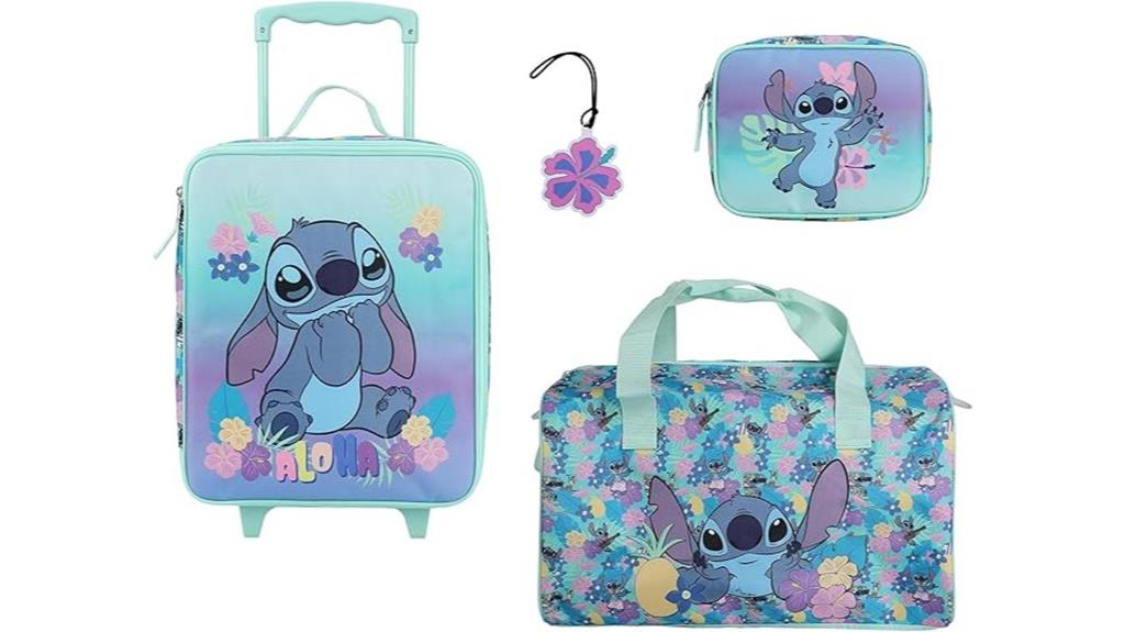 disney stitch kids luggage