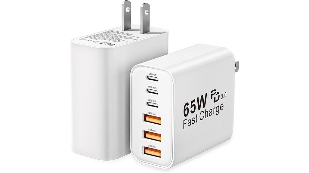 dual 65w usb c chargers