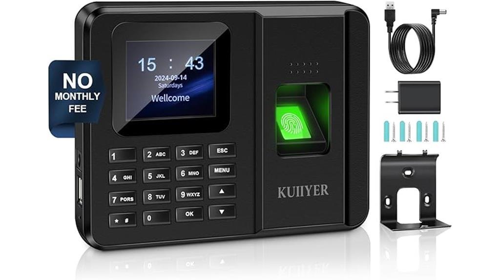 dual authentication employee clock