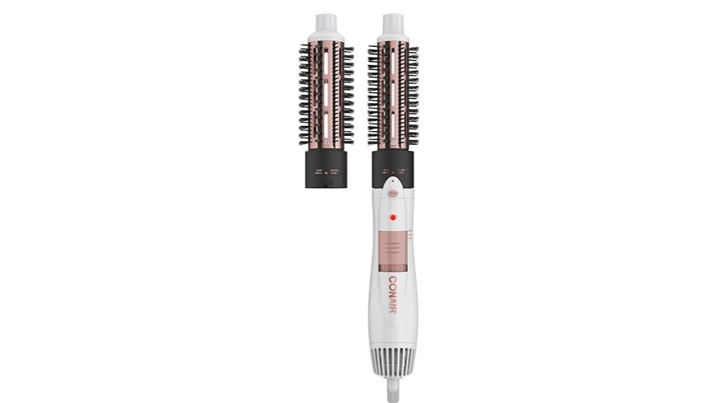dual ceramic hot air brush