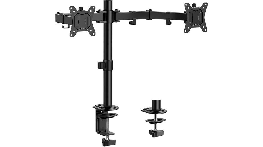 dual monitor adjustable stand