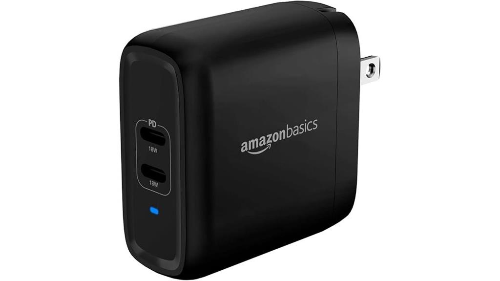 dual port usb c charger