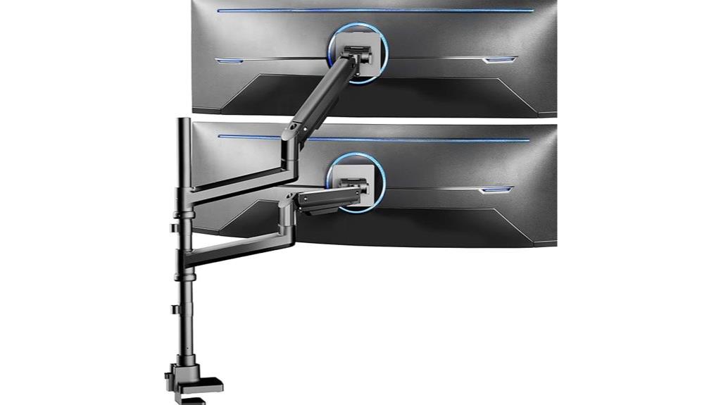 dual ultrawide monitor mount