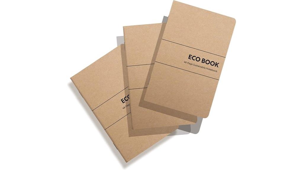 eco friendly pocket notebook pack