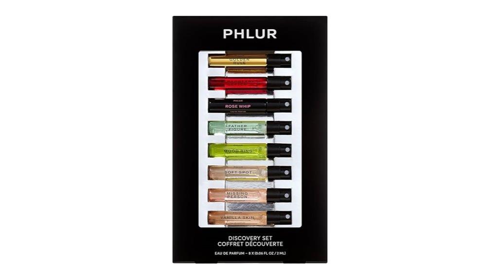 eight perfume sample set