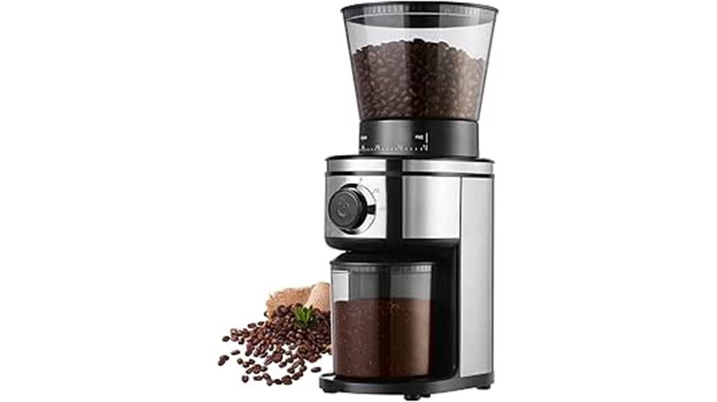 electric conical burr grinder
