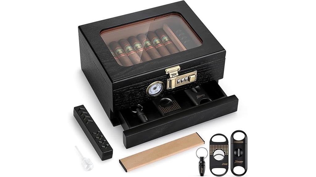 elegant cedar cigar humidor