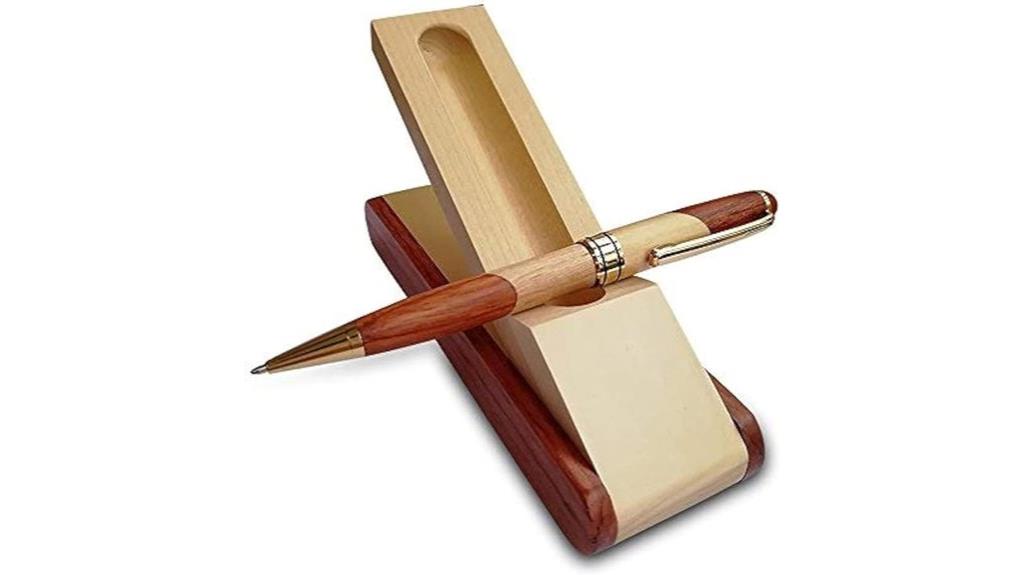 elegant wooden pen set