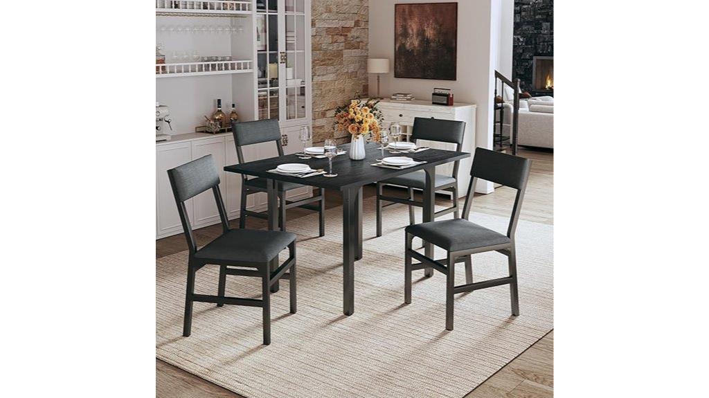 extendable dining table set