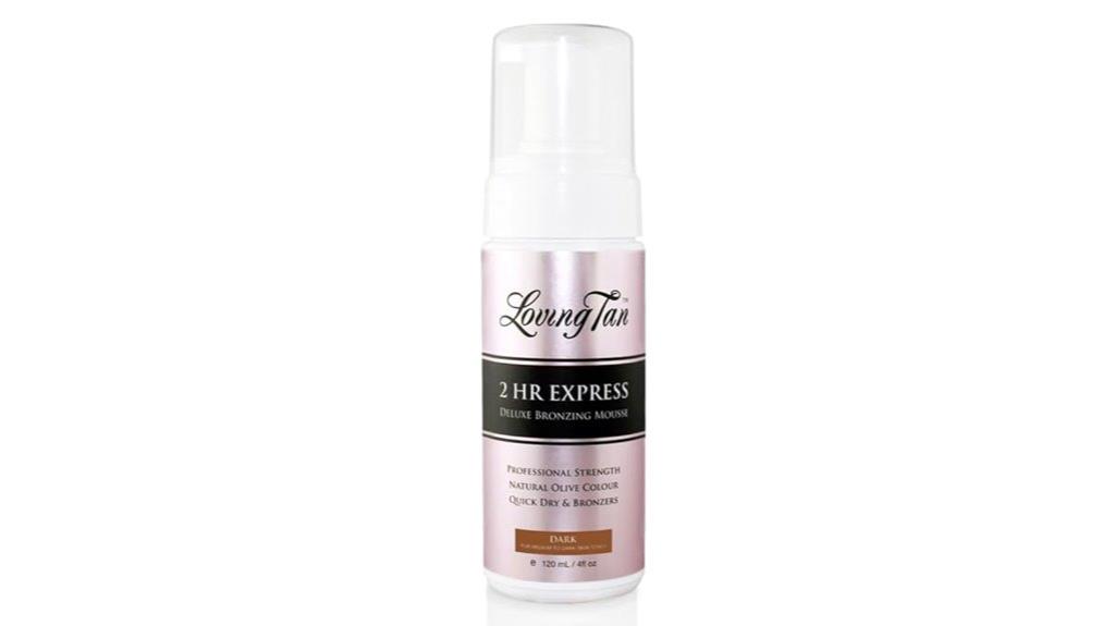 fast dark self tanner