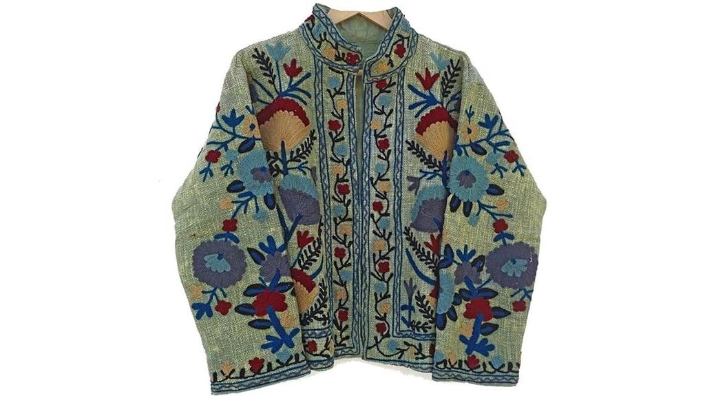 floral embroidered women s jacket