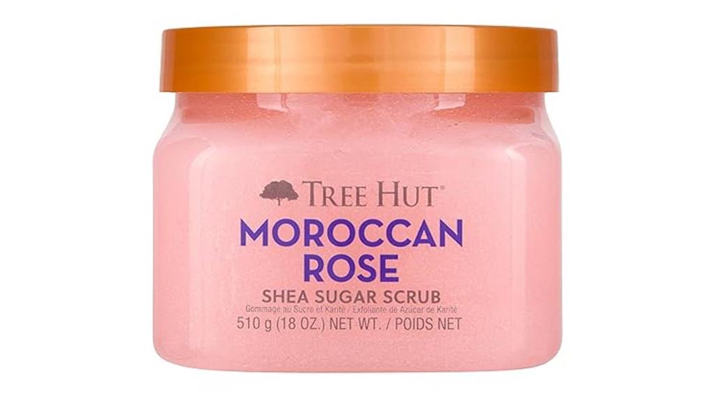 floral herbal body scrub