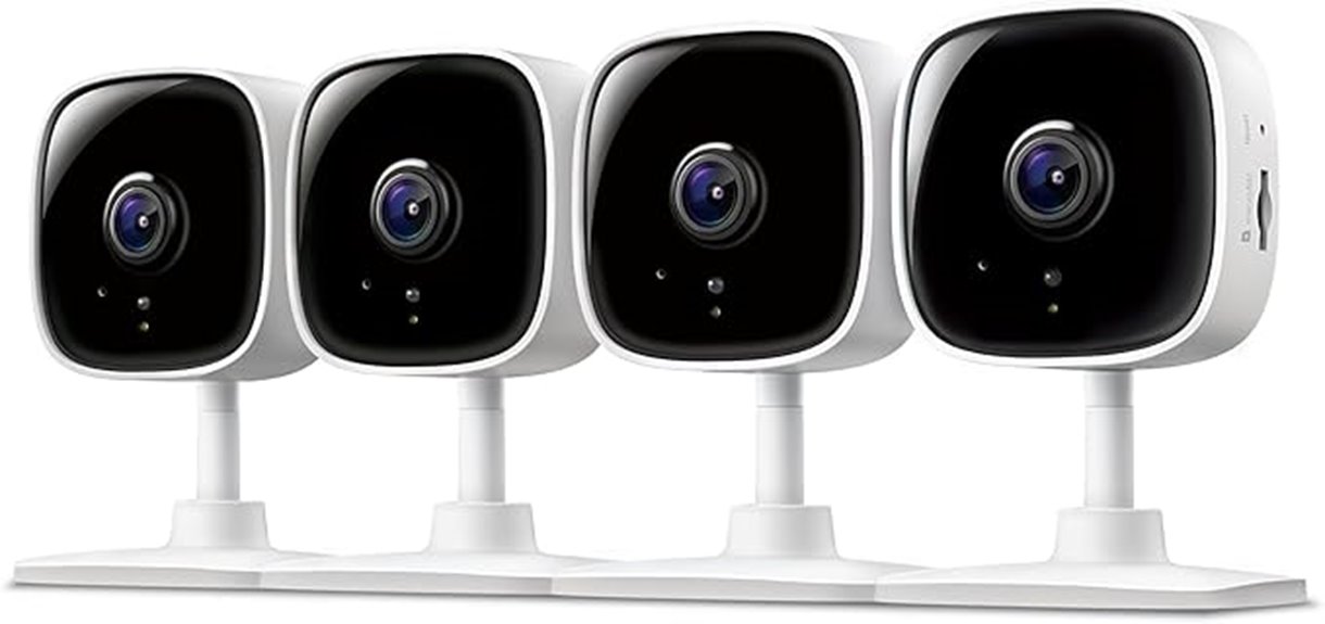 four pack indoor security cameras