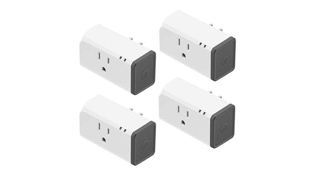 four pack wifi smart outlets