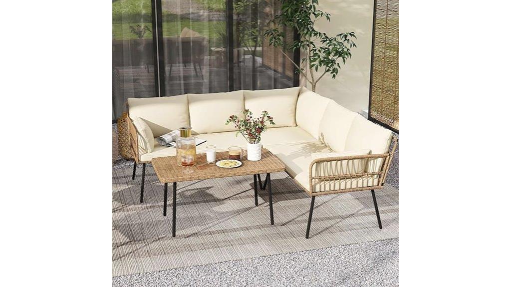 four piece patio furniture