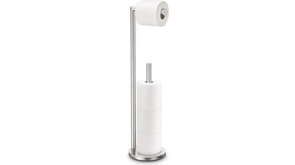 free standing toilet paper holder