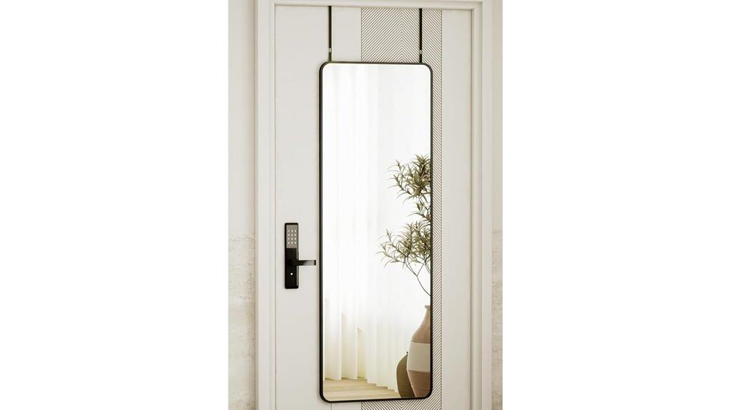 full length aluminum mirror