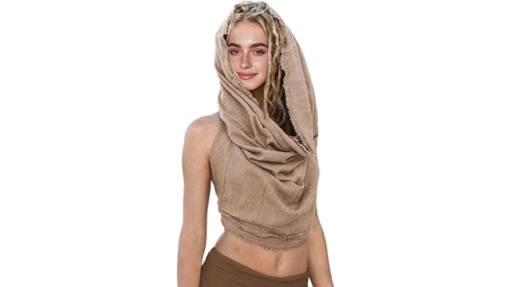 futuristic desert fashion top