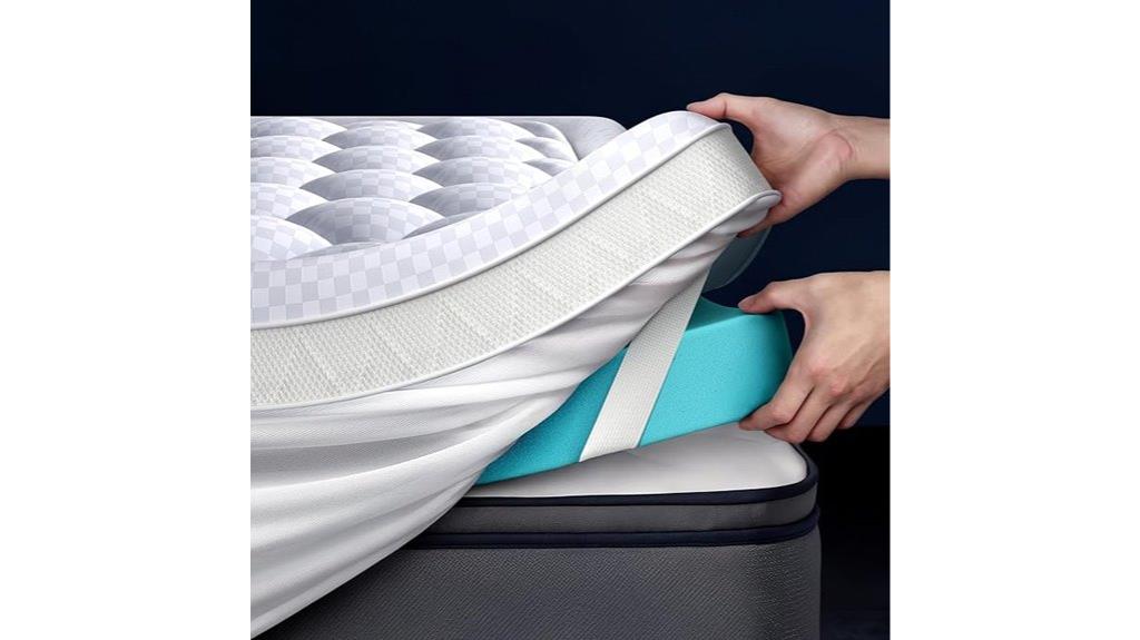 gel infused memory foam topper