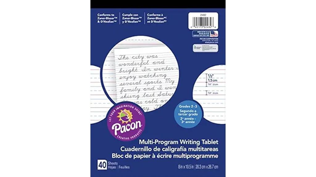 handwriting paper for grades