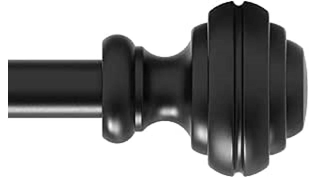 heavy duty adjustable curtain rod