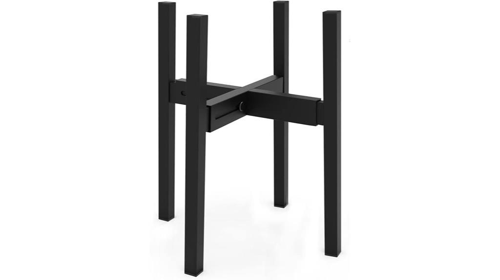 heavy duty black plant stand