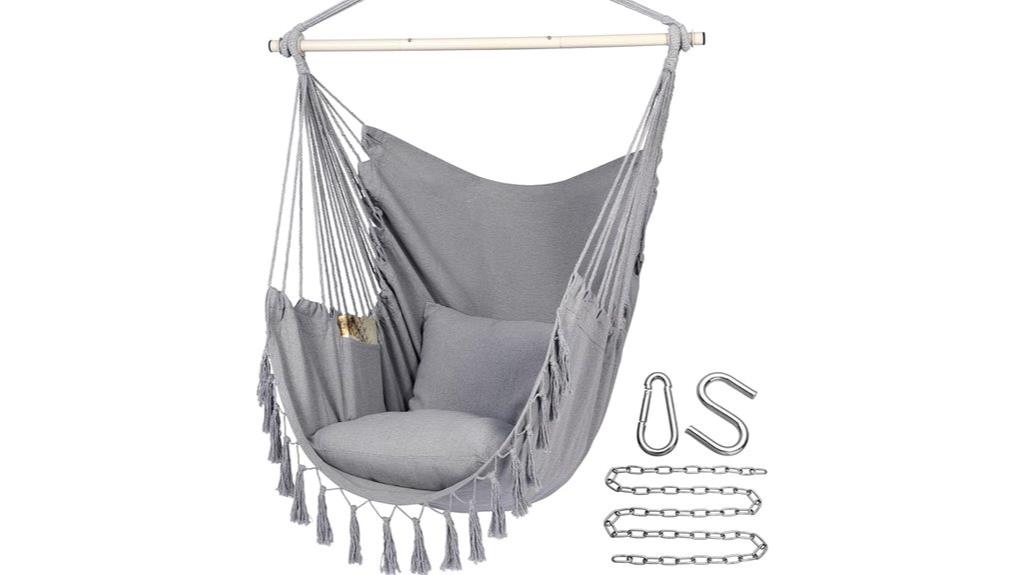 heavy duty hammock chair set