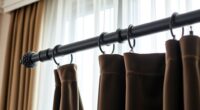 heavy duty stylish curtain rods