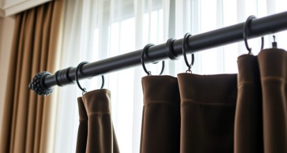 heavy duty stylish curtain rods
