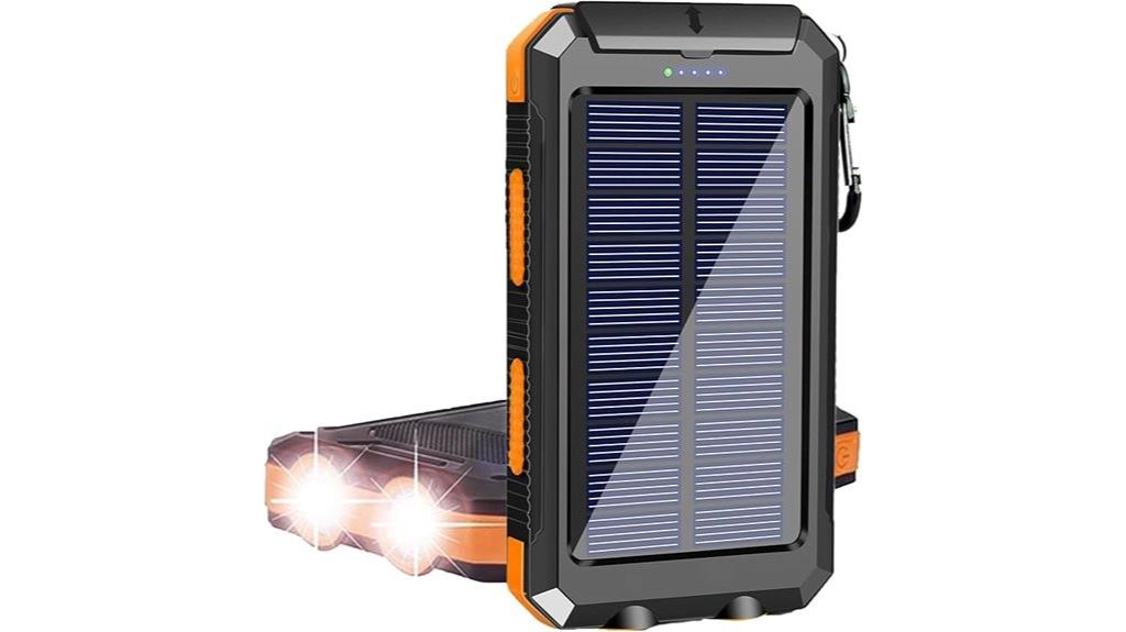 high capacity solar power bank
