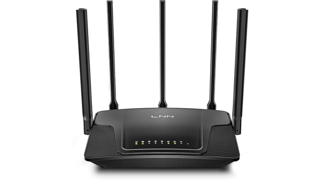 high speed dual band router