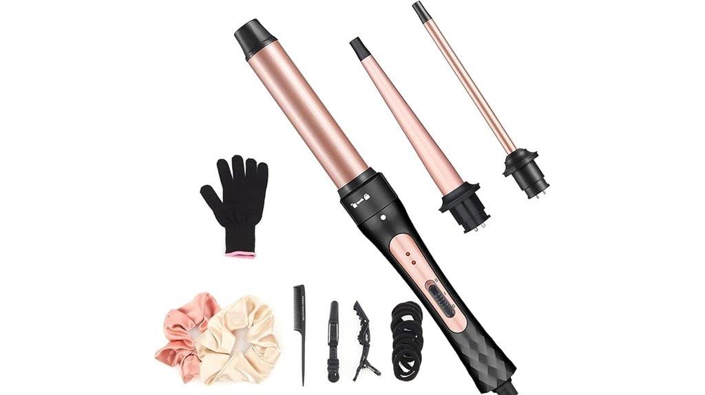 interchangeable ceramic curling wands